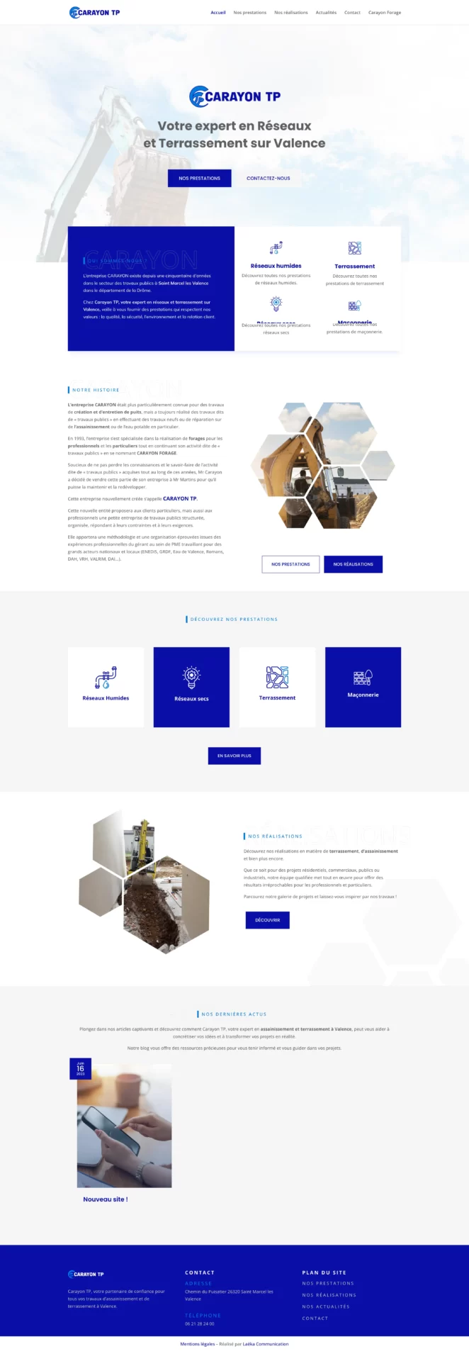 Création site web Carayon TP Création site web Carayon TP