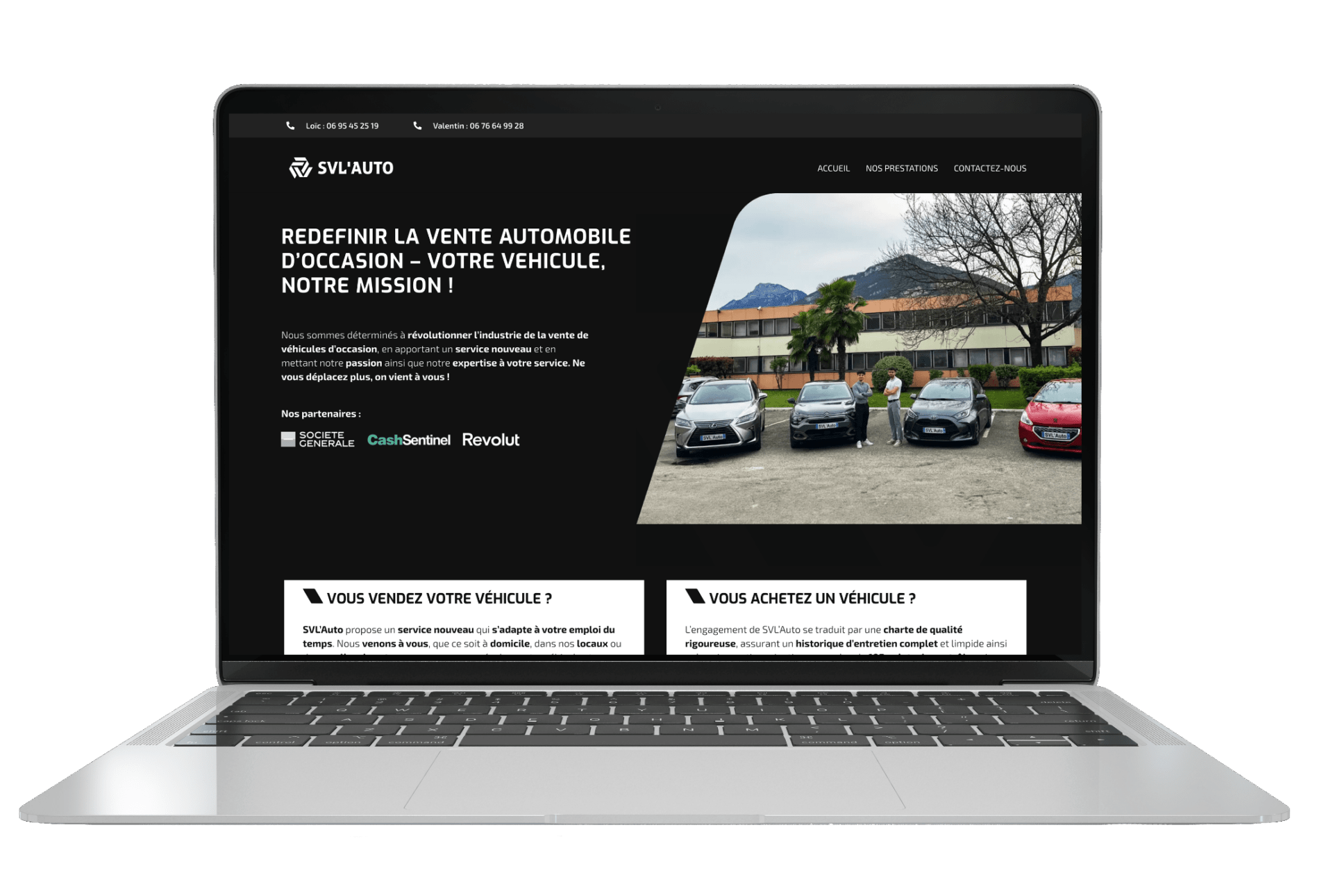 Création site web SVL'Auto Création site web SVL'Auto
